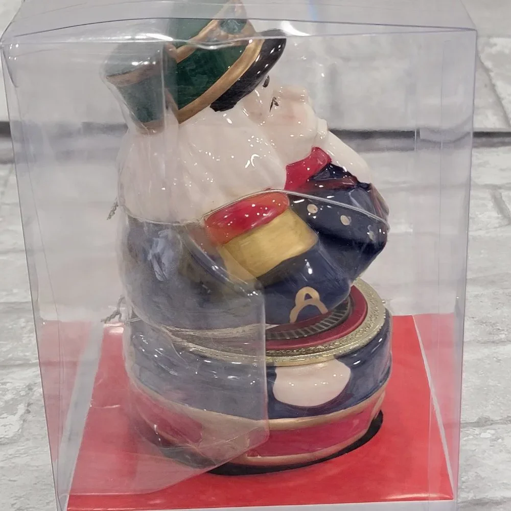 Mr. Christmas Nutcracker Animated Porcelain Music‎ Box Dated 2012 VIDEO New